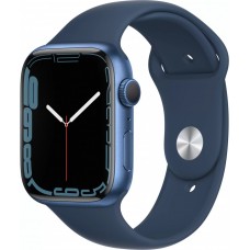Apple Watch Series 7 41mm Aluminum Case with Sport Band (Abyss Blue)