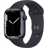 Apple Watch Series 7 45mm «Тёмная ночь», спортивный ремешок