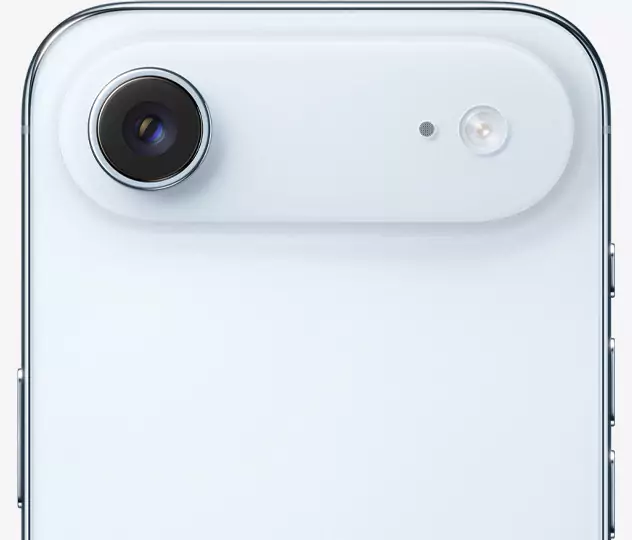 Платформа камеры iPhone Air Sky Blue: 48 Мп Fusion с 2x телезумом