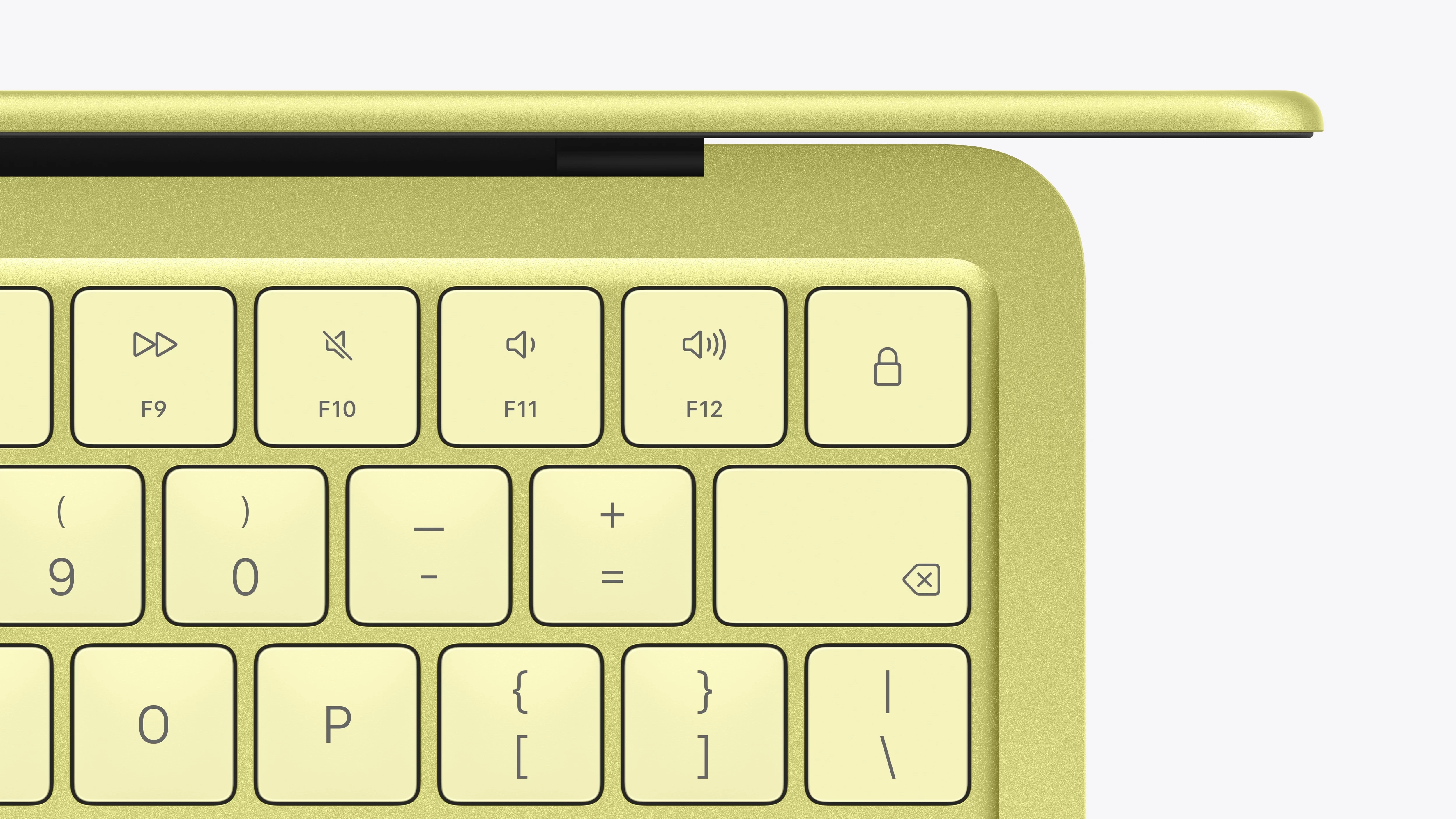 Magic Keyboard Citrus без Touch ID на MacBook Neo