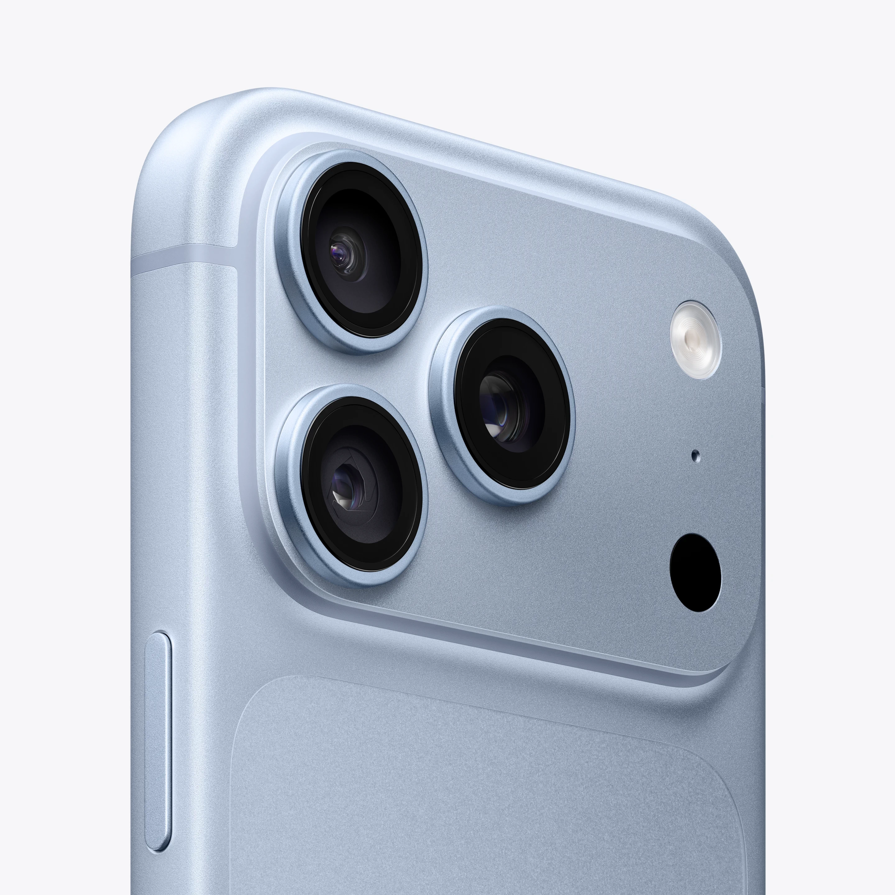iPhone 18 Pro Glacier — бледно-голубой алюминиевый unibody