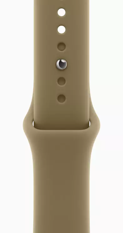 Olive Sport Band S/M — оливковый спортивный ремешок Apple Watch