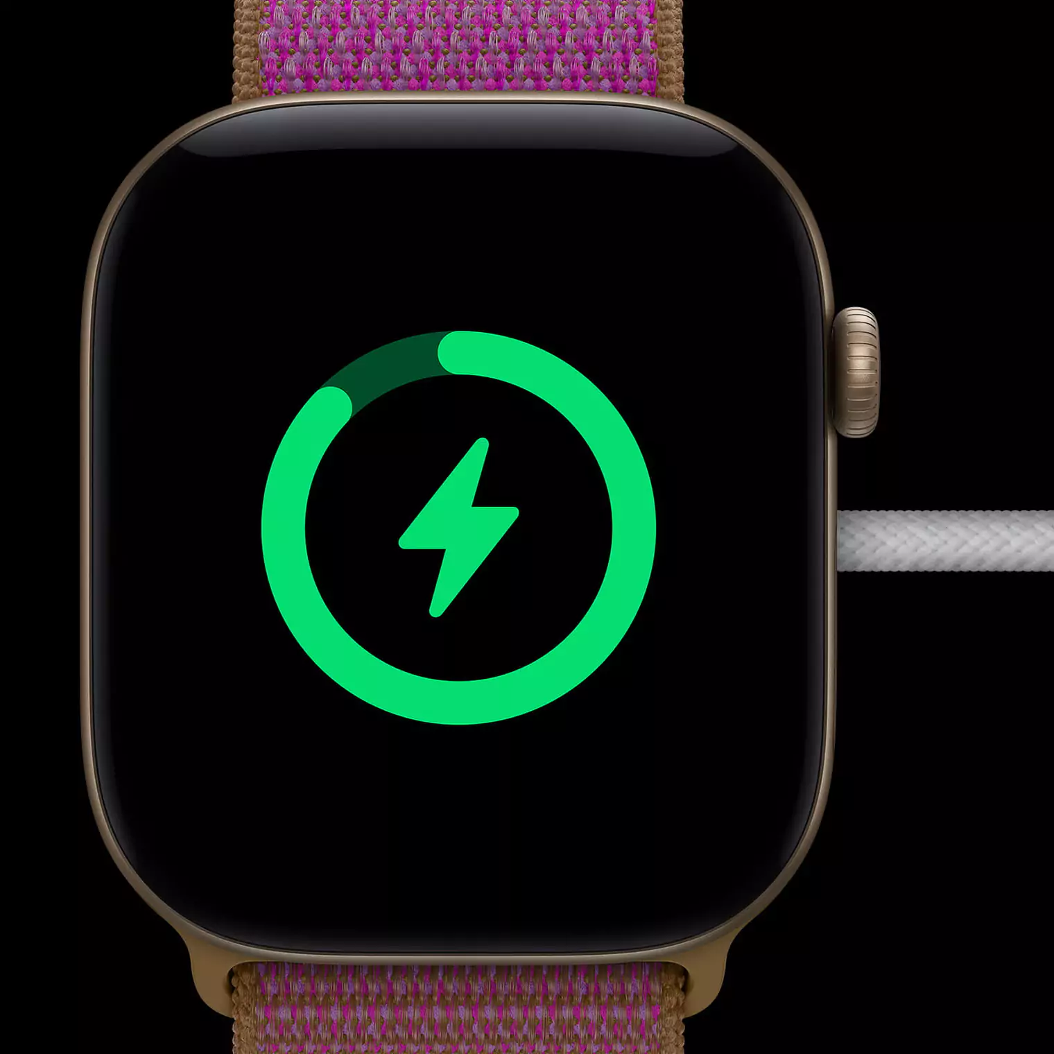 Автономность Apple Watch Series 12 — 24 часа, быстрая магнитная зарядка